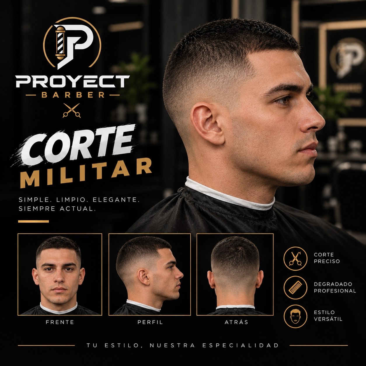 Corte Militar por Proyect Barber